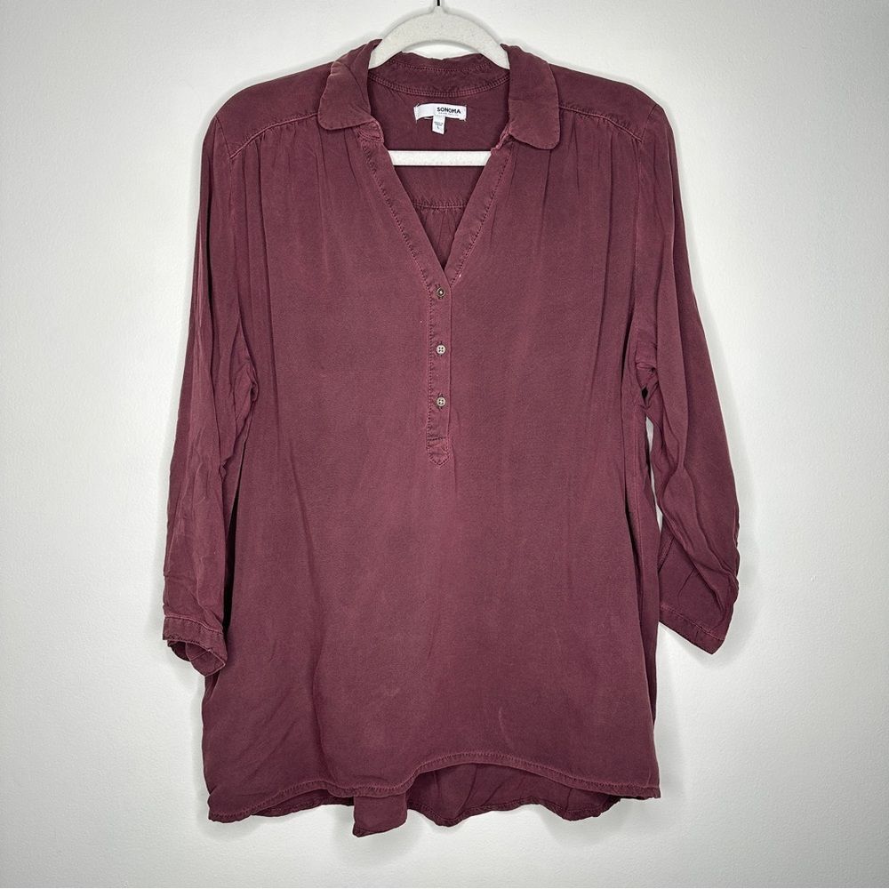 Sonoma Burgundy Shirt